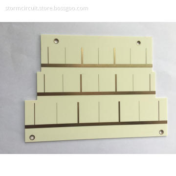 Single 1.6mm white solder  Copper base PCB